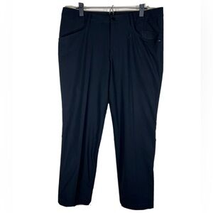 Lululemon Mens Size 38 ABC Pants Black Flat Front Trouser